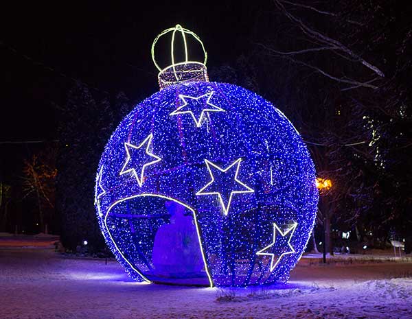 Новогодний декор в Череповеце